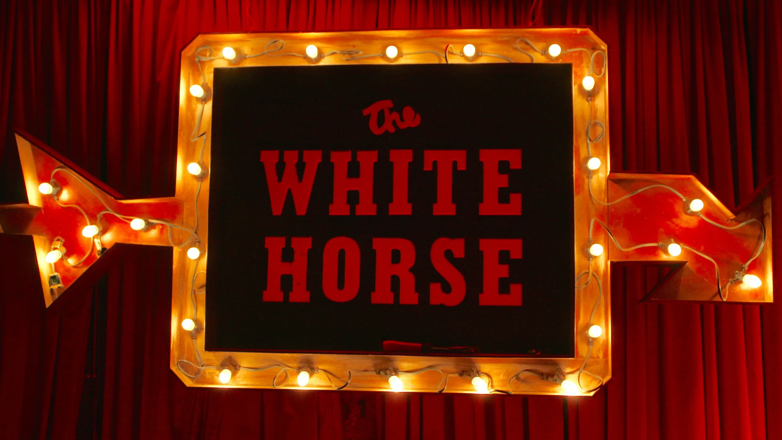 The White Horse sign