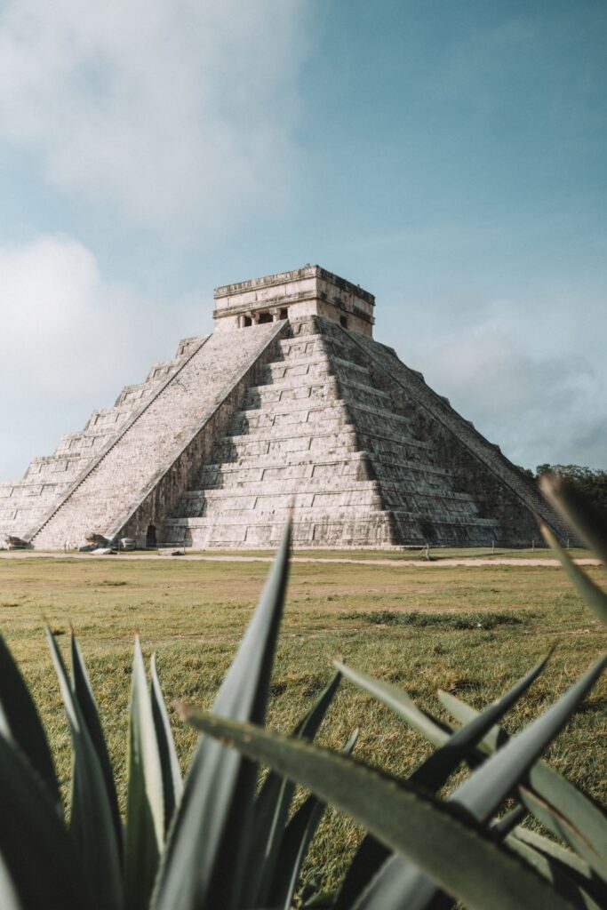pyramid at Chichen Itza to indicate hierarchy